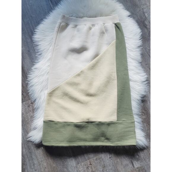 NWT Anthropologie Daily Practice Color block Midi Skirt - Small - Picture 5 of 8